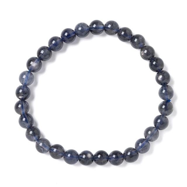 ブレスレット アイオライト AAA （インド・アフリカ産） 6mm 29玉 No.2