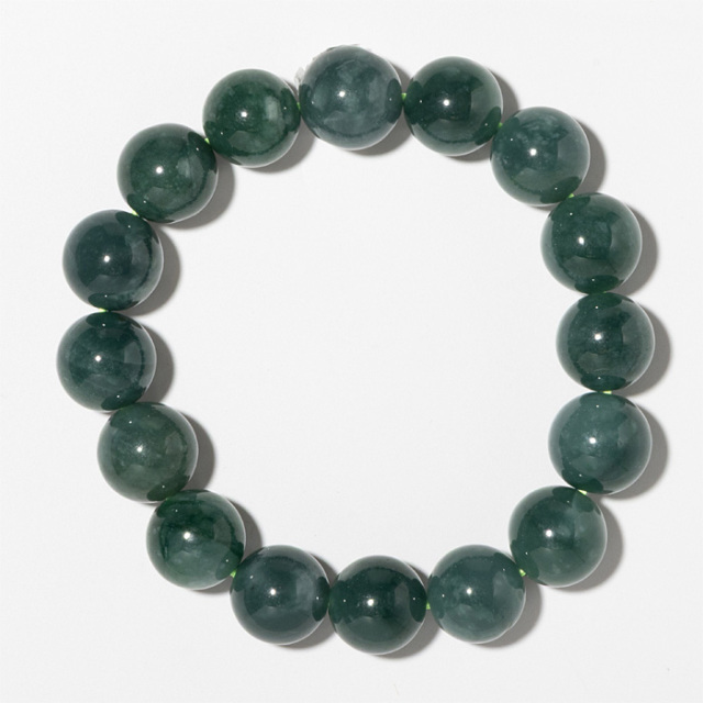 ブレスレット 翡翠 AA （グアテマラ産） 12mm 16玉 No.2 | 神棚・神具