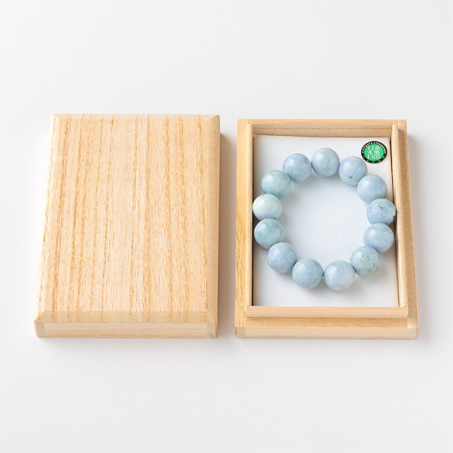 ブレスレット 糸魚川翡翠 （いといがわひすい） ラベンダー （小滝川産