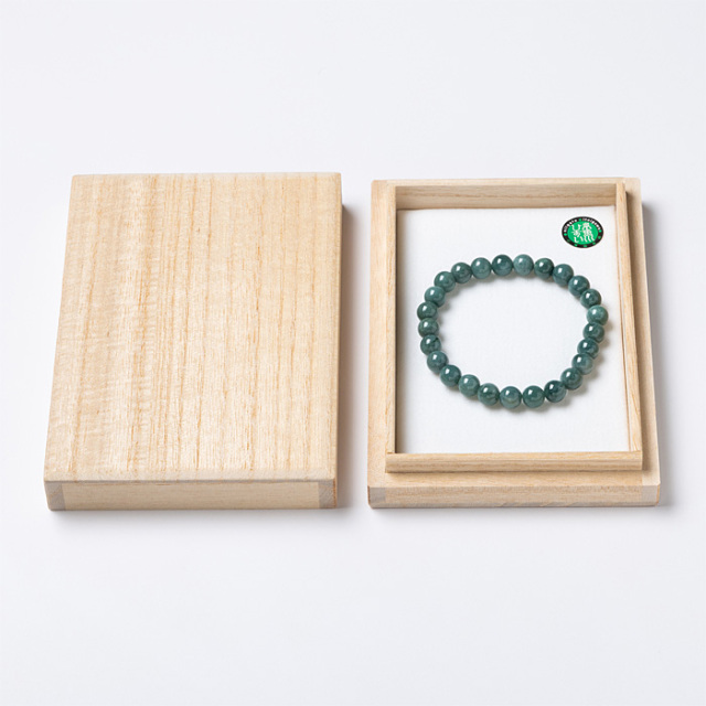 ブレスレット 糸魚川翡翠 （いといがわひすい） （金山谷産） 7.5mm 25