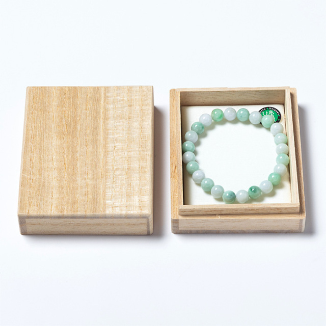 ブレスレット 糸魚川翡翠 （いといがわひすい） （姫川産） 8mm 24玉 No.176