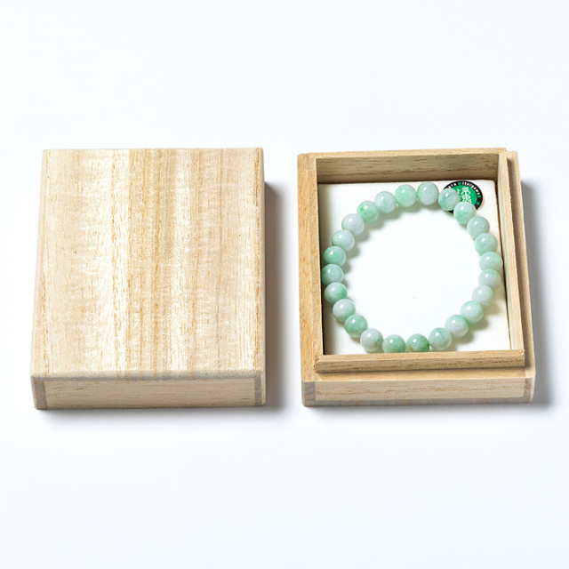 ブレスレット 糸魚川翡翠 （いといがわひすい） （姫川産） 8mm 24玉 No.177