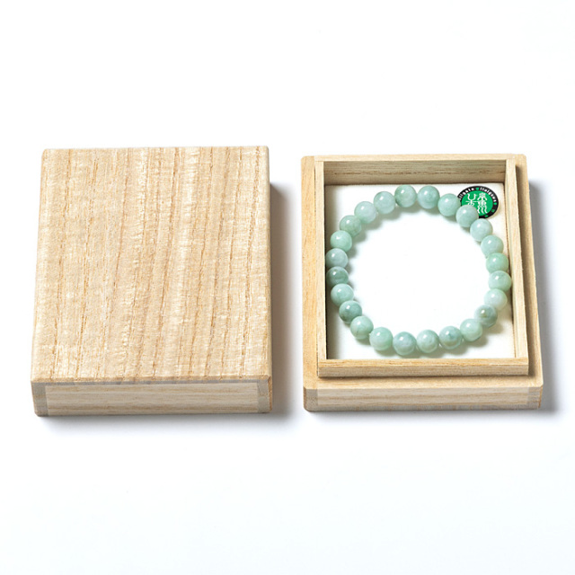 ブレスレット 糸魚川翡翠 （いといがわひすい） （姫川産） 8mm 24玉 No.179