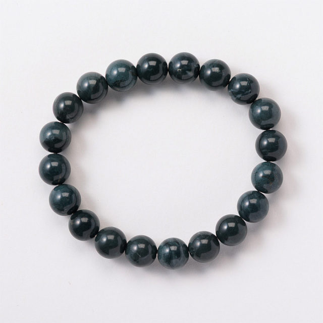 ブレスレット 神居古潭（カムイコタン） （北海道産） ブルー 10mm 20