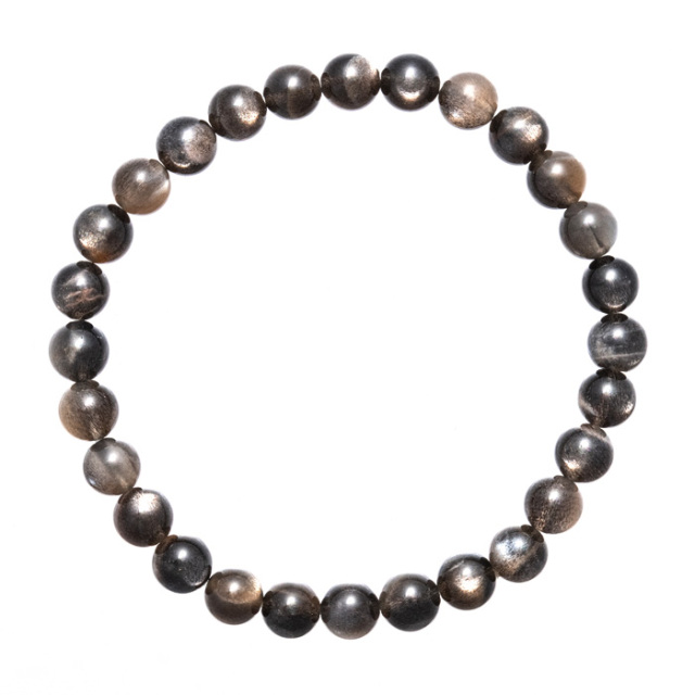 太陽と月のブレスレット AAA 6mm 28玉 No.3