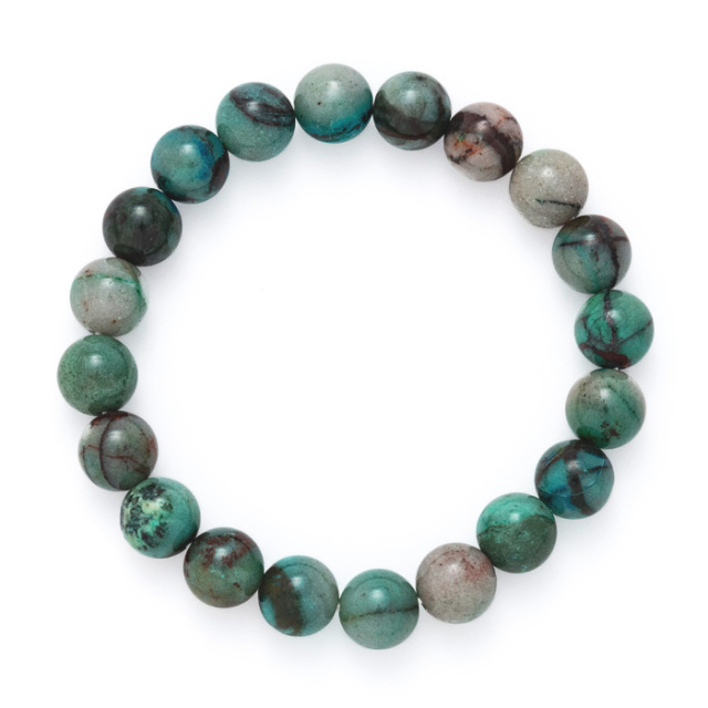 クォンタムクアトロシリカ　ブレスレット② クォンタムクアトロシリカ（ブラジル産） ラウンド6mm