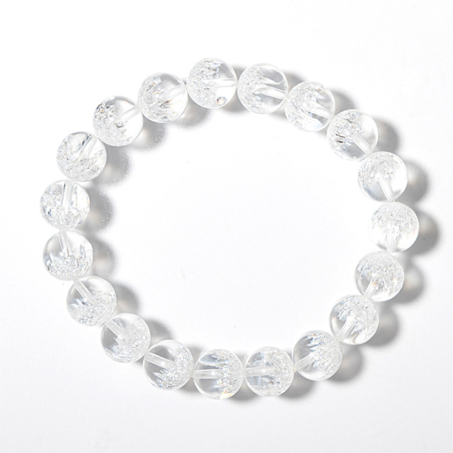 ブレスレット クラスターインクォーツ （ブラジル産） 10mm 19玉 No.42