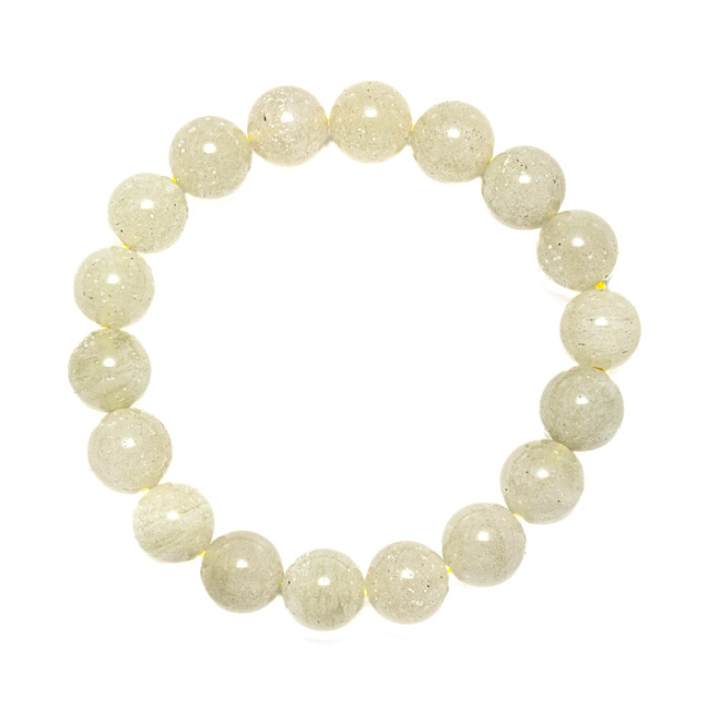 ブレスレット リビアングラス A 11mm 18玉 No.21