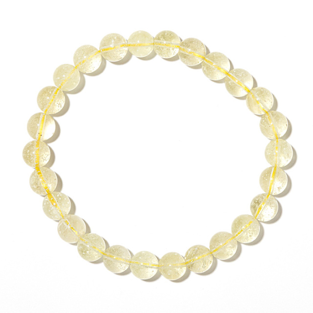 ブレスレット リビアングラス （エジプト産） 7mm 26玉 No.25