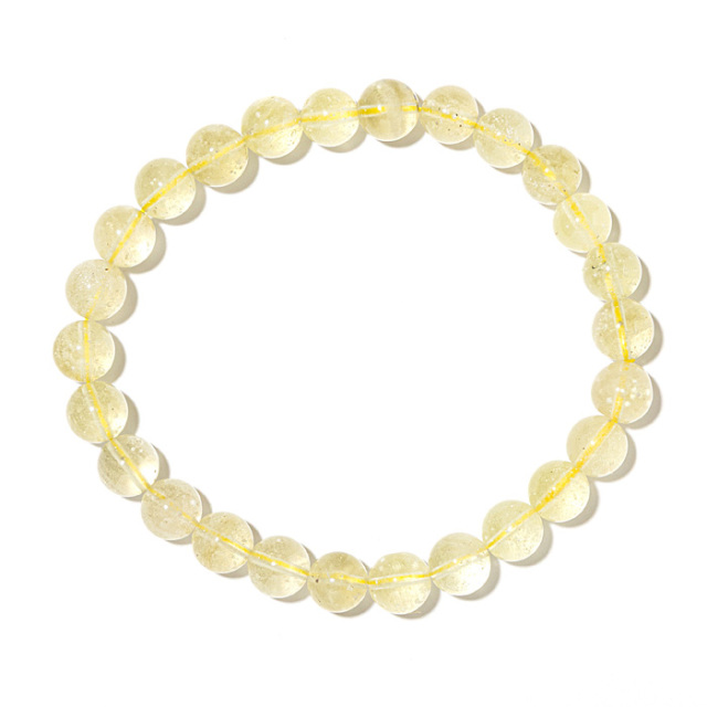 ブレスレット リビアングラス （エジプト産） 7mm 26玉 No.26