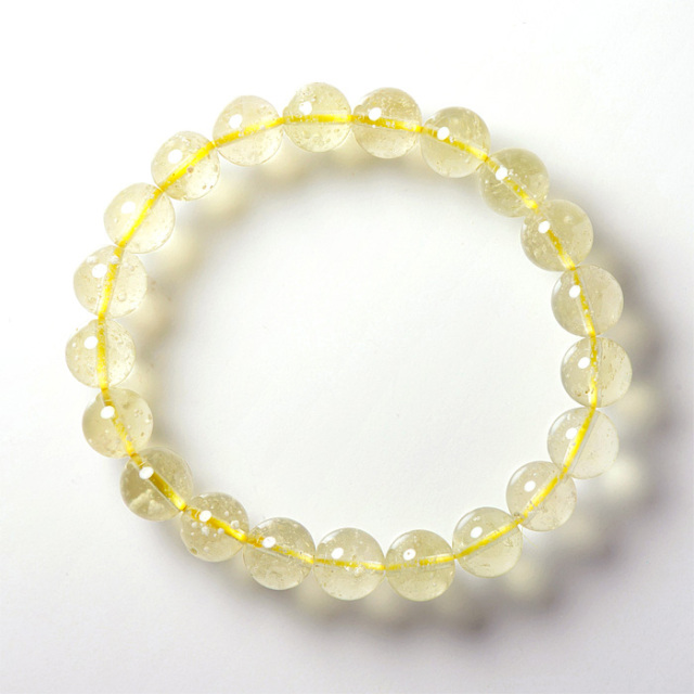 ブレスレット リビアングラス AAA （エジプト産） 9.5mm 21玉 No.19