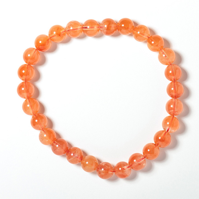 ブレスレット ラビットヘアールチルクォーツ （マダガスカル産） 7mm