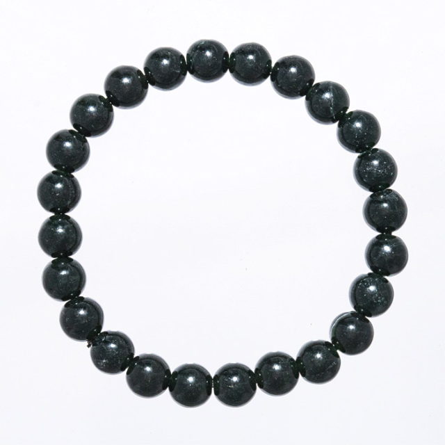 ブレスレット ソロモナイト （徳島県産） 8mm 24玉 No.1 《証明書付》