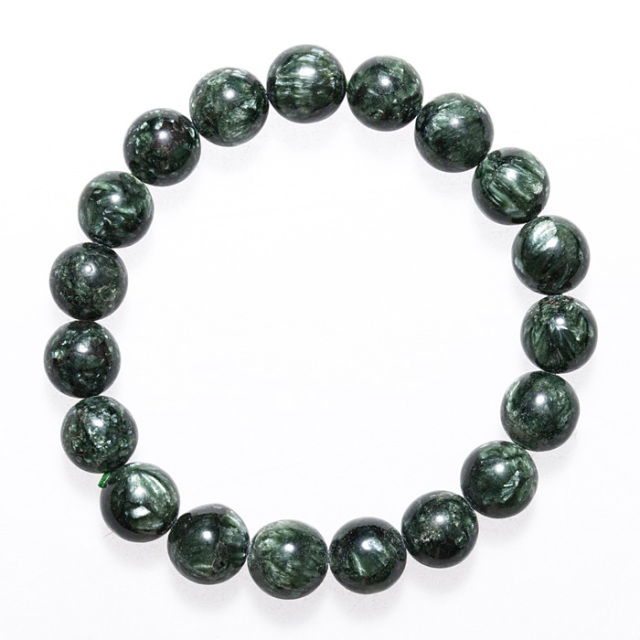 ブレスレット セラフィナイト A （ロシア産） 10mm 19玉 No.15