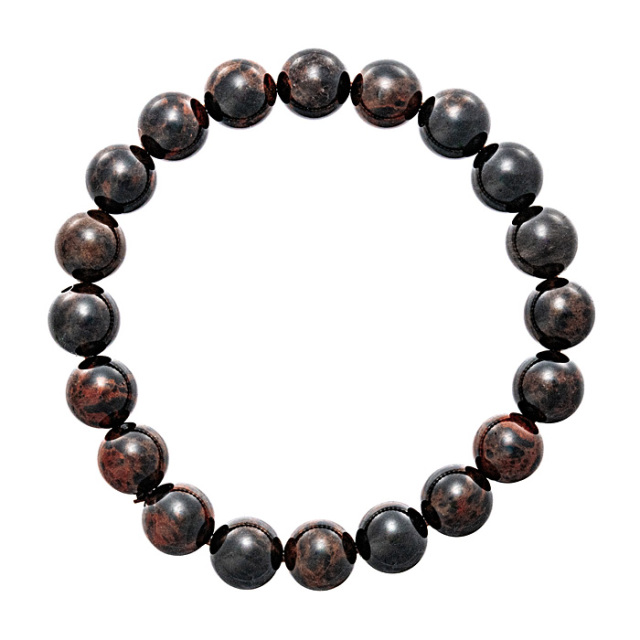 ブレスレット 紅十勝石 （北海道産） 10mm 20玉 No.13