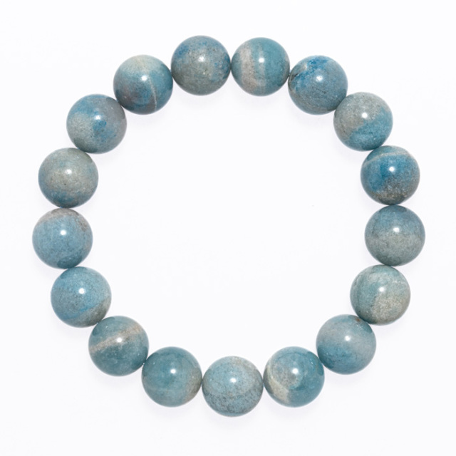 ブレスレット トロレアイト A （ブラジル産） 12.5mm 17玉 No.19