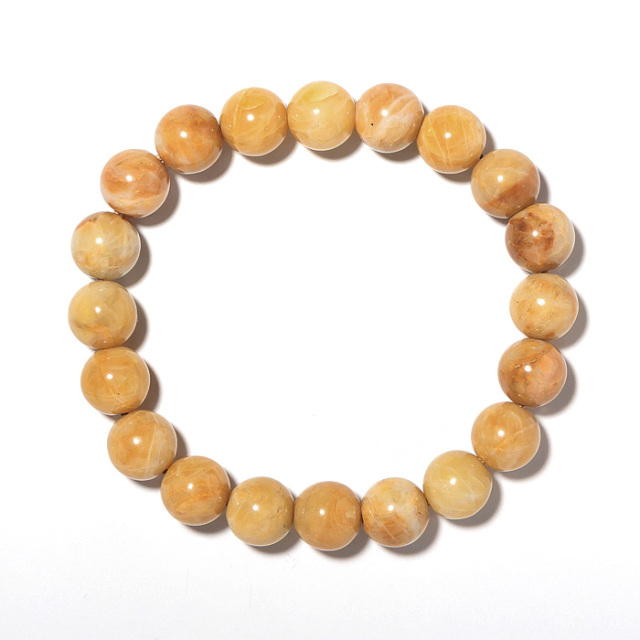 天然石大セール 20%off】ブレスレット 佐渡 油布黄玉 （新潟県産