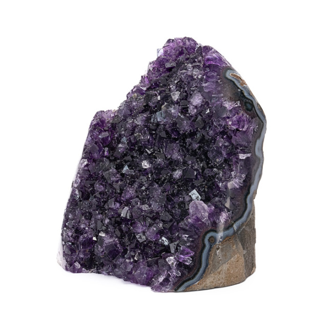 アメジストクラスター （ウルグアイ産） 底辺カット No.532 | 神棚・神