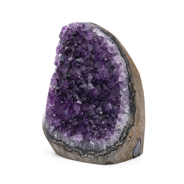 最高品質！ウルグアイ産⭐アメジストハート⭐カルサイト付⭐N170 ウルグアイ産 アメジスト クリスタル 191.2g AMT236 天然石 原石