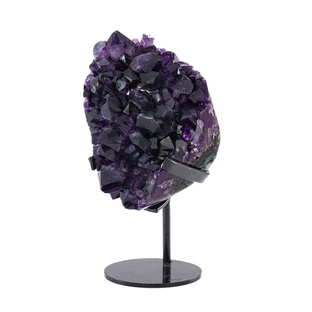 アメジストクラスター （ウルグアイ産） 鉄製台付 No.536 | 神棚・神具
