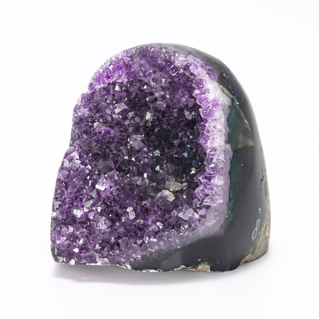 アメジストクラスター （ウルグアイ産） 底辺カット No.566