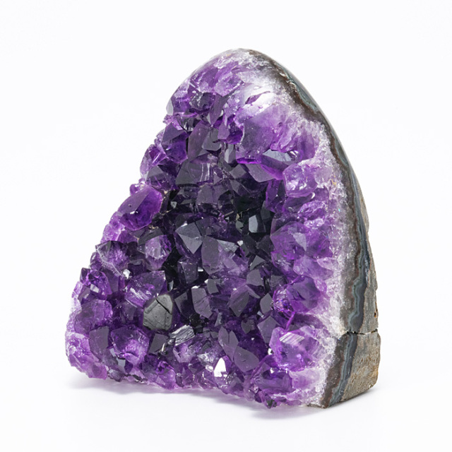 アメジストクラスター （ウルグアイ産） 底辺カット No.567 | 神棚・神