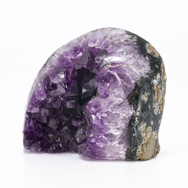 アメジストクラスター （ウルグアイ産） 底辺カット No.569