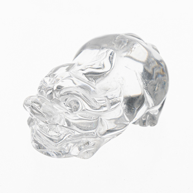水晶彫刻 貔貅（ヒキュウ） （レムリアンシードクリスタル／ブラジル産