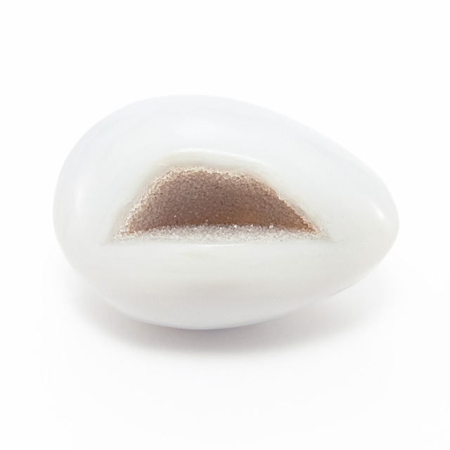 天然石シュガー水晶共生瑪瑙の卵型 置物NO.062910 天然石シュガー水晶