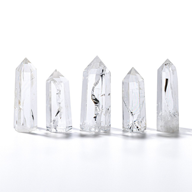 結界水晶ポイント レインボー水晶 （アイリスクォーツ） No.352