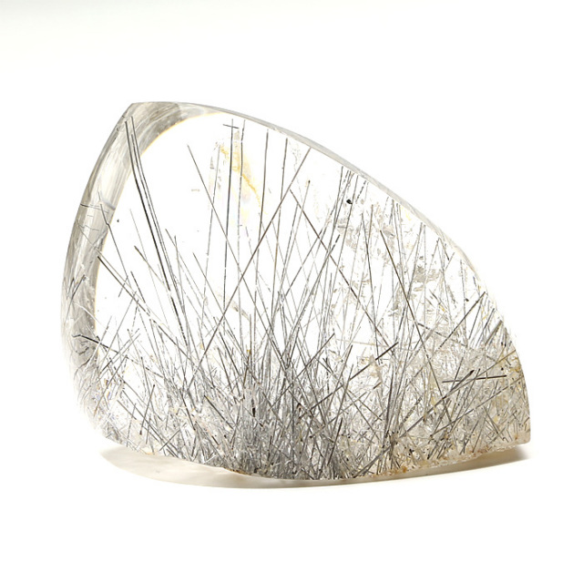 シルバールチルクォーツ 原石 （ブラジル産） フリーカット ポリッシュ