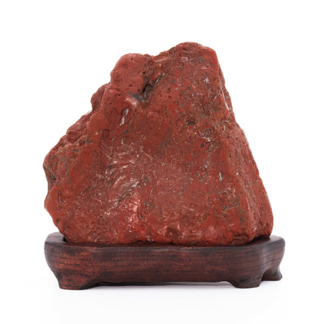 原石 佐渡赤玉石 （新潟県産） 台付 No.31 | 神棚・神具の製造販売通販
