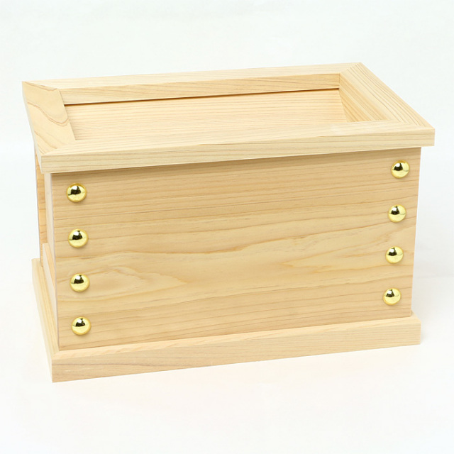 小型賽銭箱 桧 1尺2寸 （内祭用） | 高級神棚・神具の通販なら伊勢宮忠