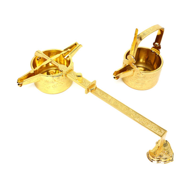 長柄銚子・提子 松竹梅彫刻 4寸 | 高級神棚・神具の通販なら伊勢宮忠