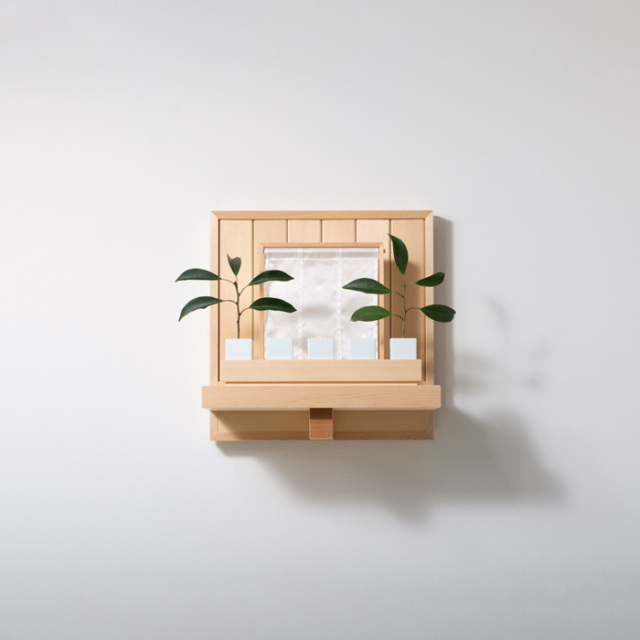 デザイン神棚 〈SHINTO〉 mini MITOBARI （白磁5点セット