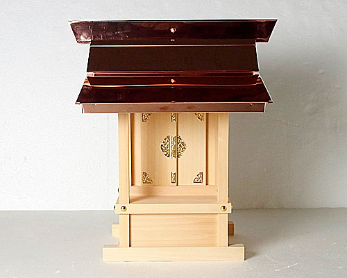 外祭用神棚 銅板葺折れ屋根宮（板宮） G-306