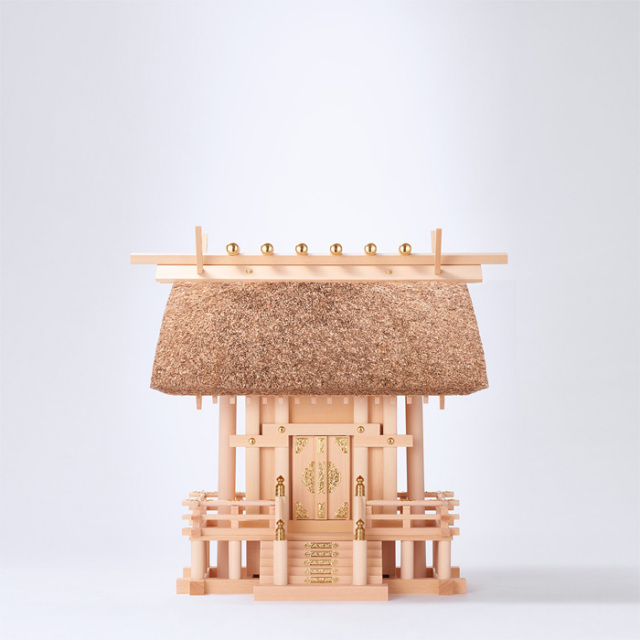 神棚 茅葺一社宮 正殿型 小〈K-9〉 | 高級神棚・神具の通販なら伊勢宮