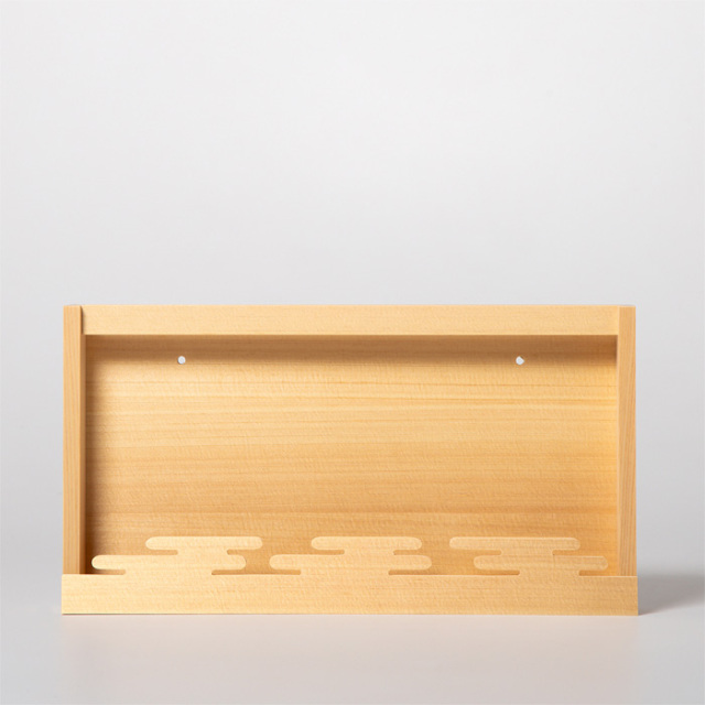 神棚 御神札立 すやりがすみ 〈自立・壁掛け 兼用〉