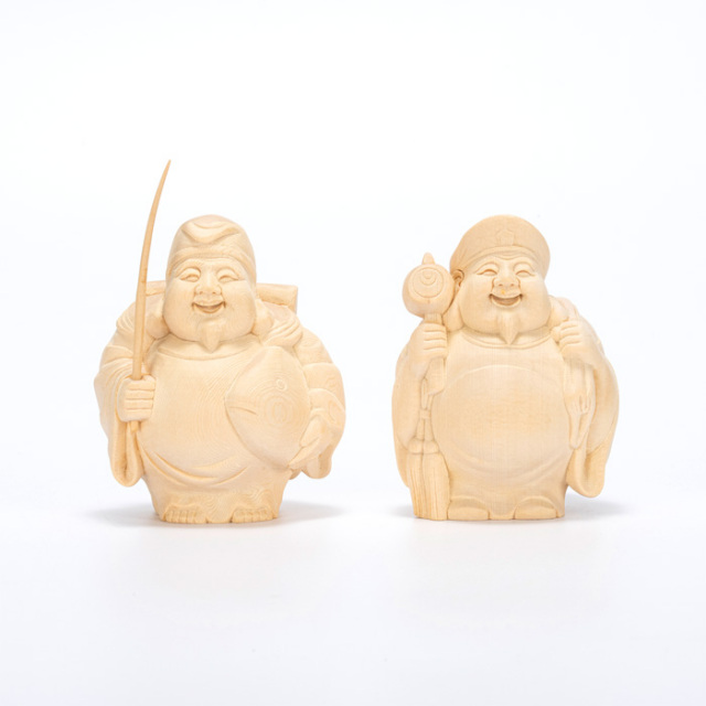 木彫 丸夷大黒様
