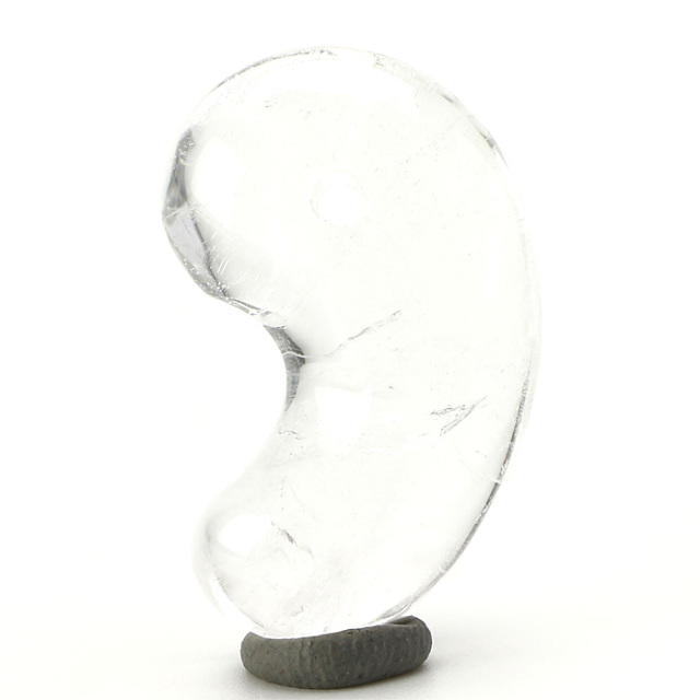 【天然石決算セール 30%off】勾玉 白水晶 3A （一級宝石研磨士 佐野敏幸氏作） （乙女鉱山産）（純国産） No.8