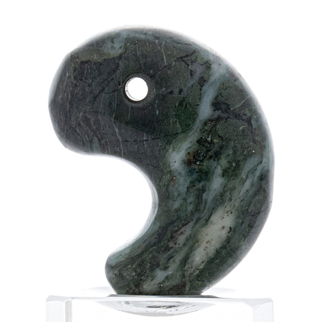 勾玉 神居古潭（カムイコタン） （北海道産） 限定品 No.20 《説明書付》