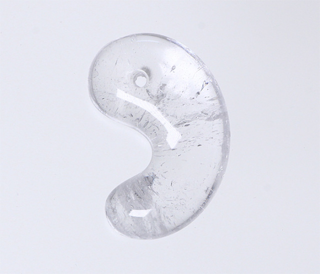 古代勾玉 天然水晶 40mm （アソート） No.20