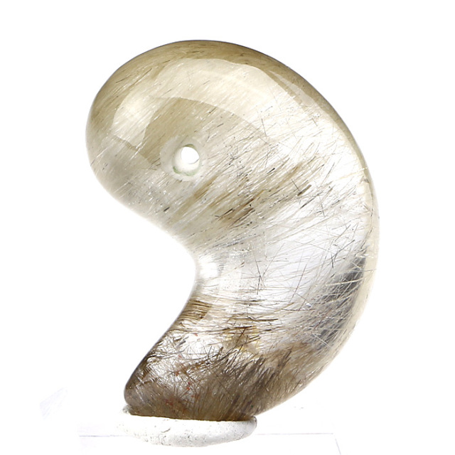 勾玉 天然水晶 （ヒマラヤ ガネッシュヒマール産） No.47 | 神棚・神具