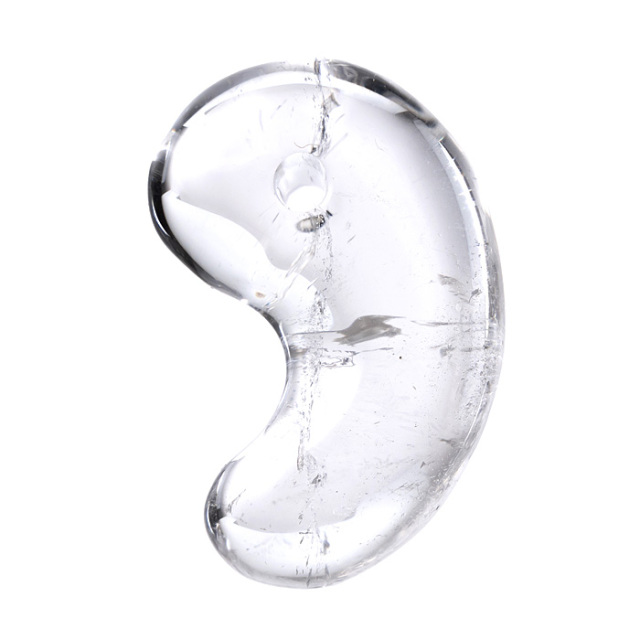 古代勾玉 白水晶 （一級宝石研磨士 佐野敏幸氏作） （黒平鉱山産）（純国産） No.43 《ギャランティーカード付》