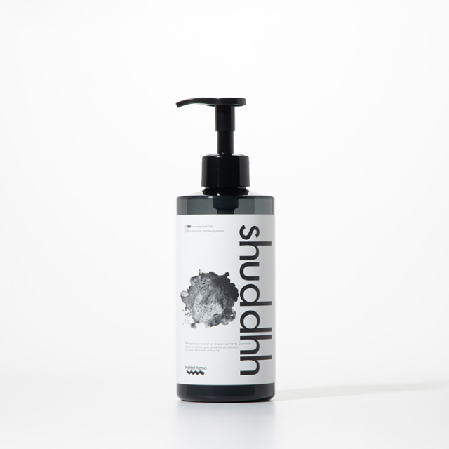 野州麻炭シャンプー（ヘアー＆全身クレンズ） Shuddhh （シュダ） 390mL