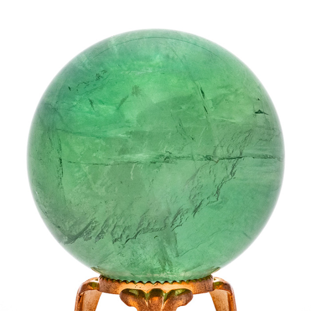 丸玉 グリーンフローライト （中国産） 50mm No.59 | 神棚・神具の製造