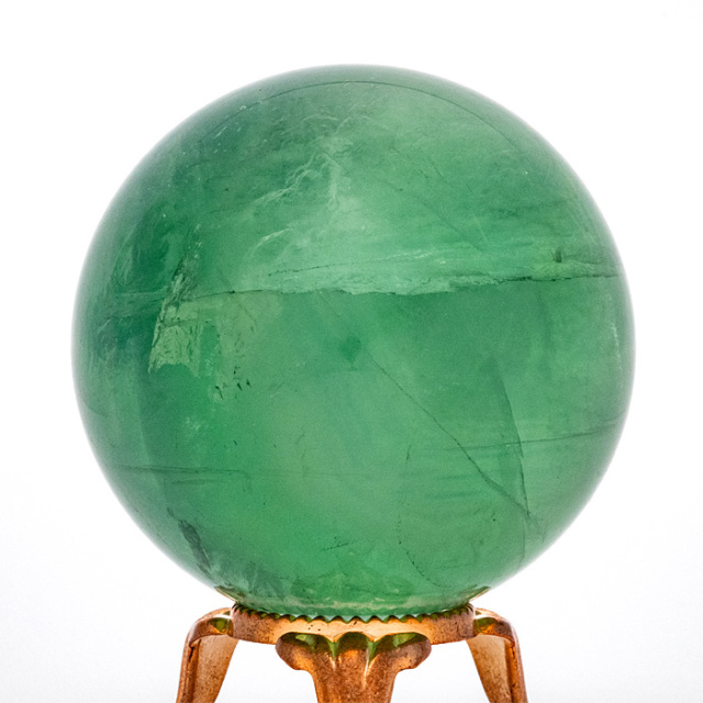 丸玉 グリーンフローライト （中国産） 52mm No.61 | 神棚・神具の製造