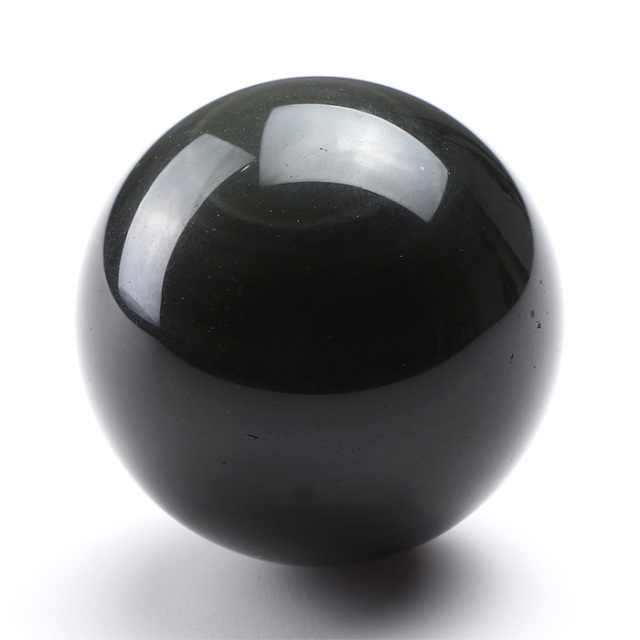 丸玉 レインボーオブシディアン （メキシコ産） 33～35mm （アソート