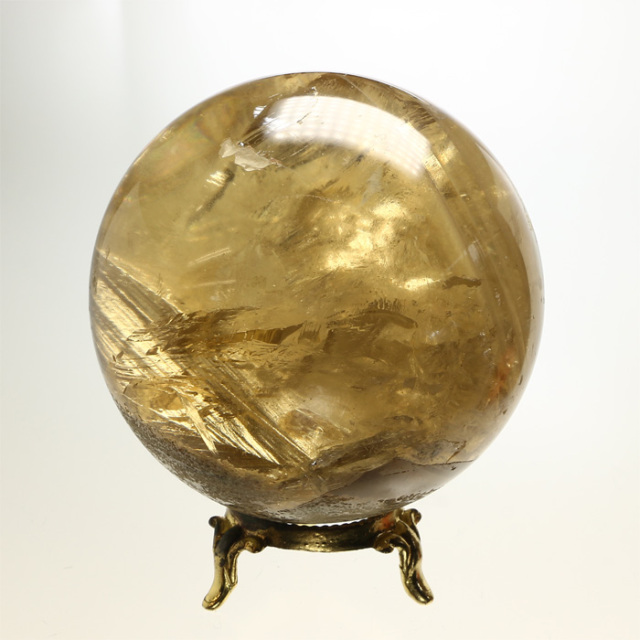 丸玉 ルチルクォーツ シトリン φ76 No.46 | 神棚・神具の製造