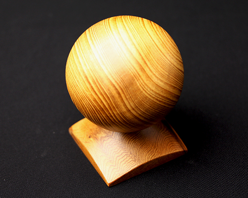 丸玉 屋久杉 （最高級油土埋木） φ62 No.1 《説明書付》 | 神棚・神具